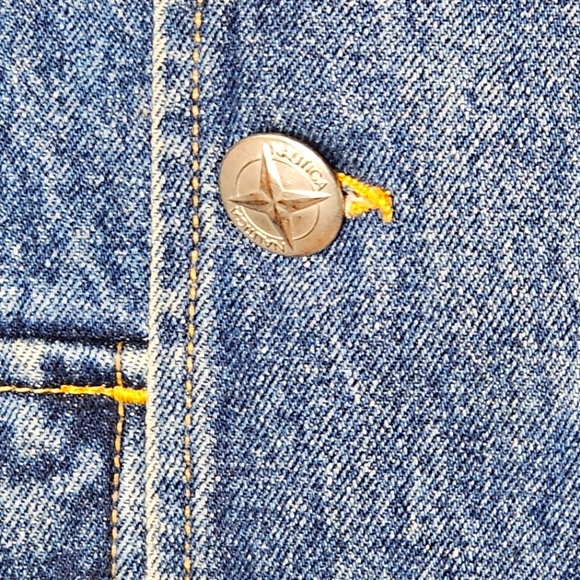 Vintage Y2K Nautica Barn Field Denim Corduroy Full Zip Plaid Liner Coat Sz L - Picture 14 of 16